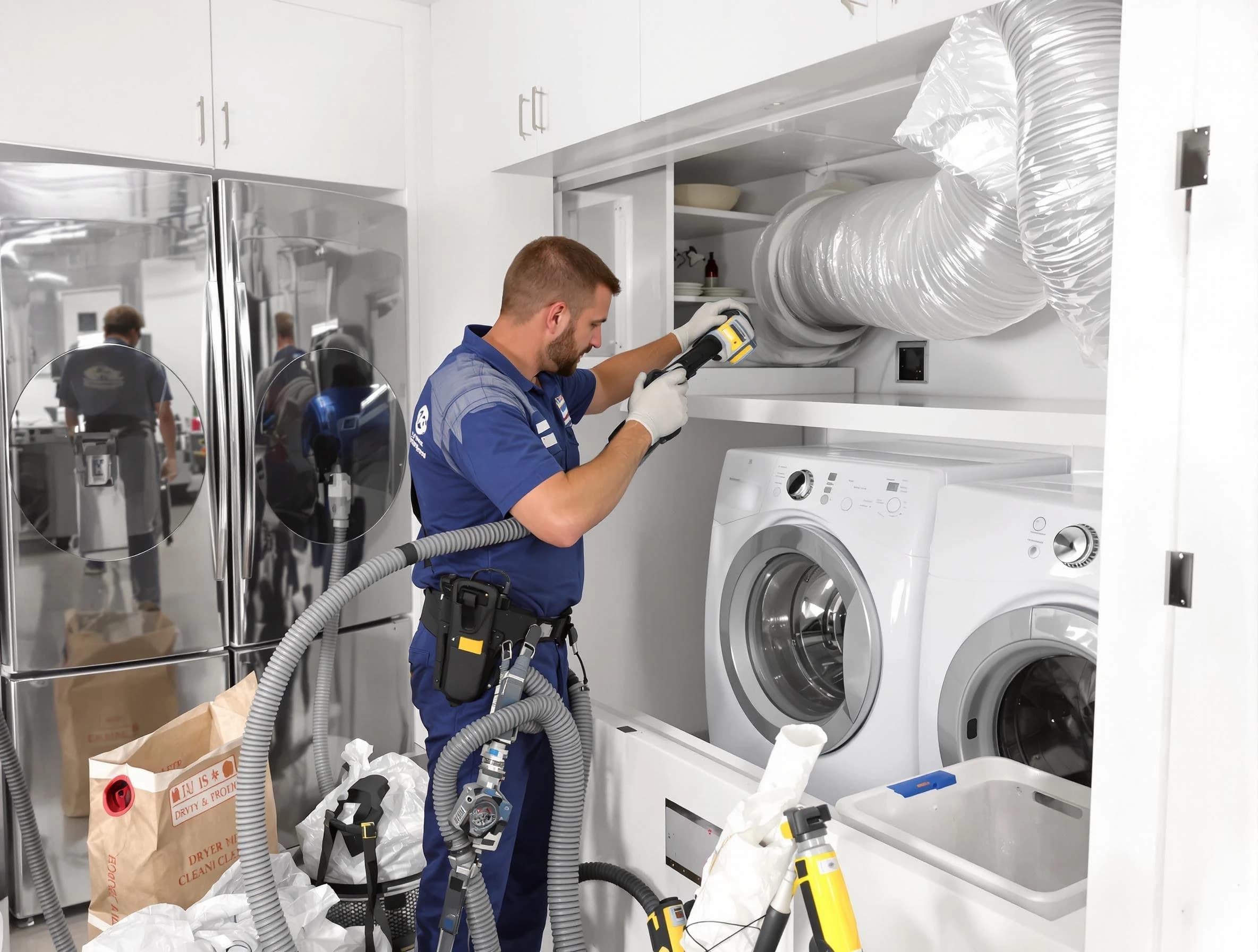 Professional duct cleaning by Fairmount Dryer Vent Cleaning in Fairmount