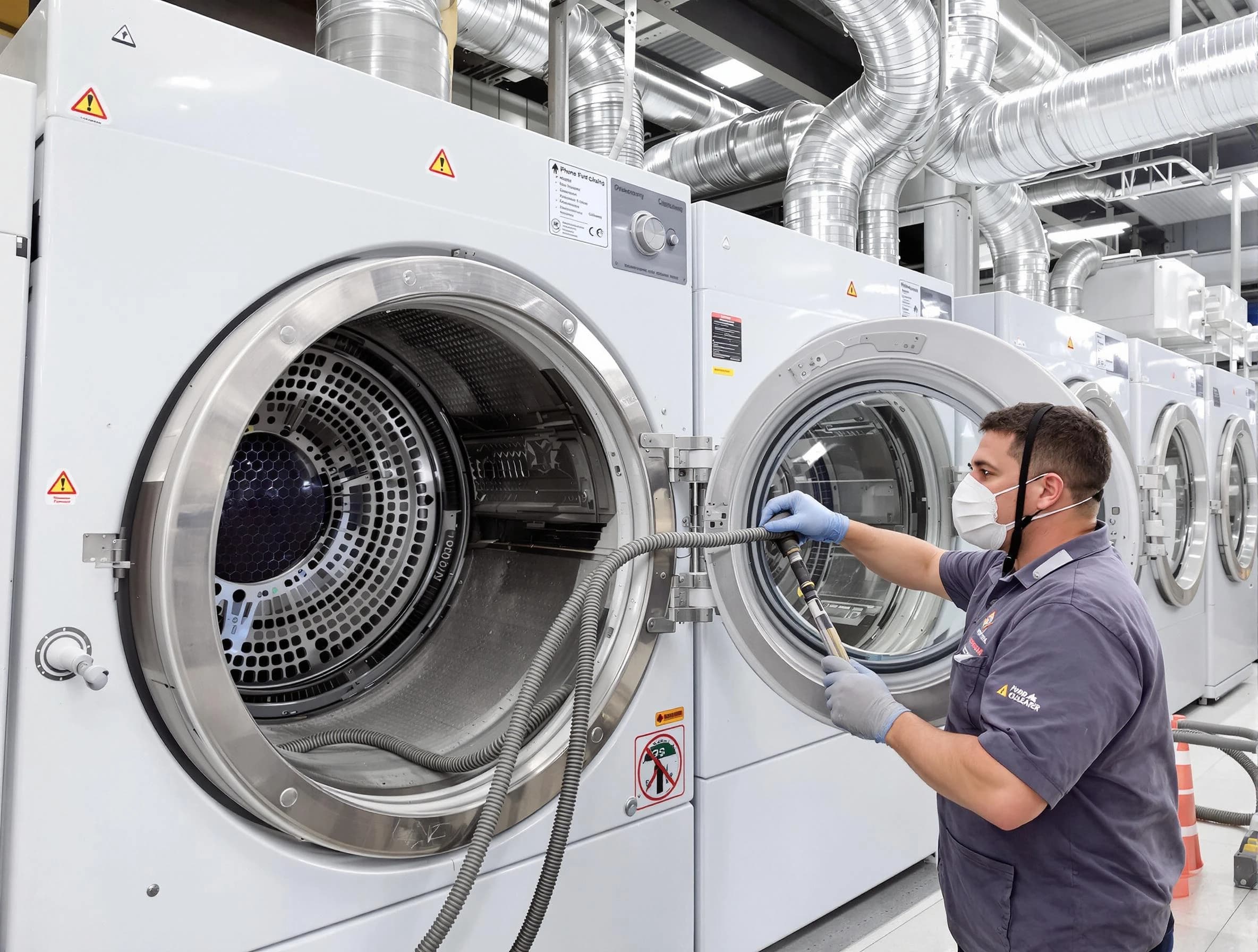 Industrial-grade dryer vent cleaning by Fairmount Dryer Vent Cleaning in Fairmount