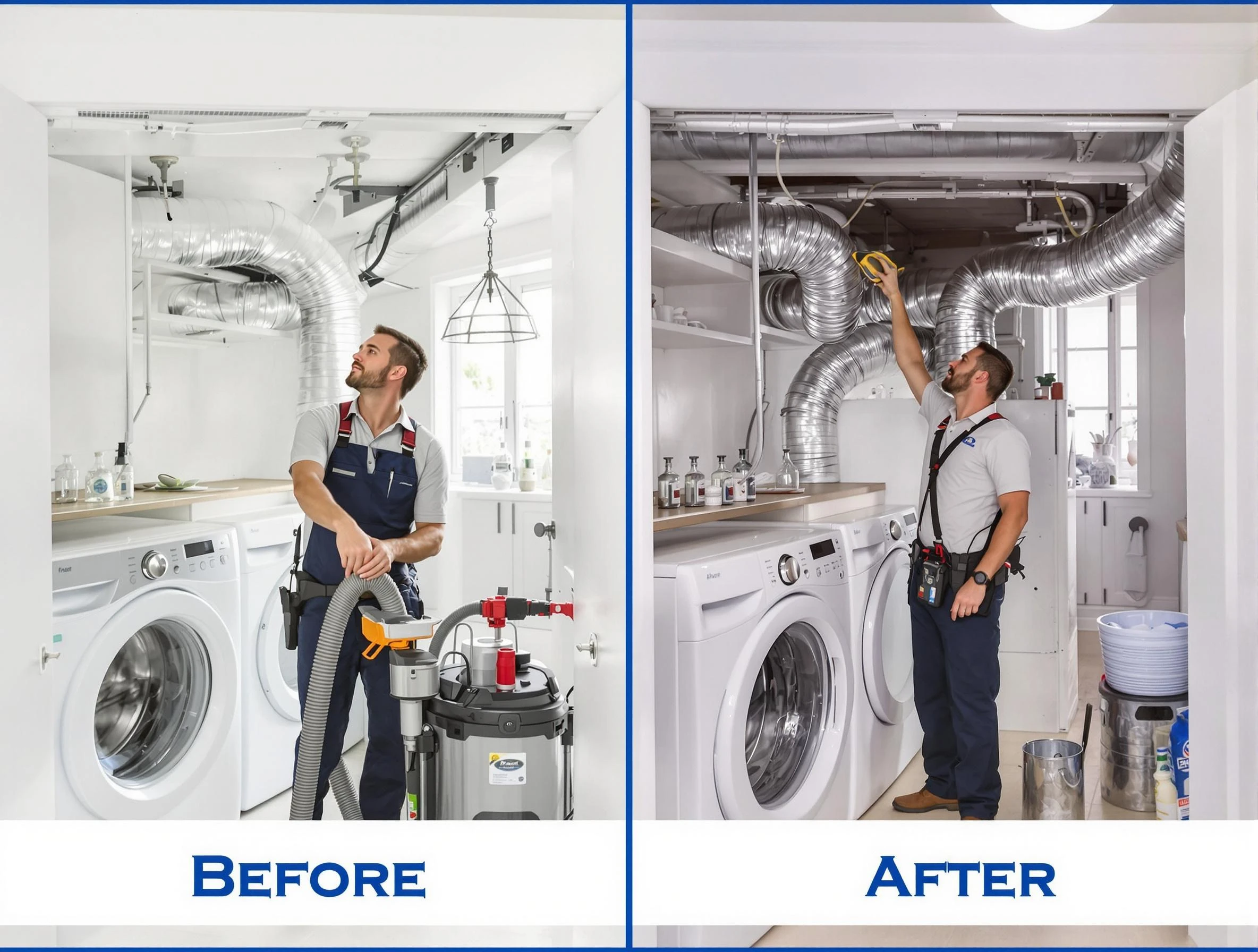 Expert gas dryer vent cleaning by Fairmount Dryer Vent Cleaning in Fairmount