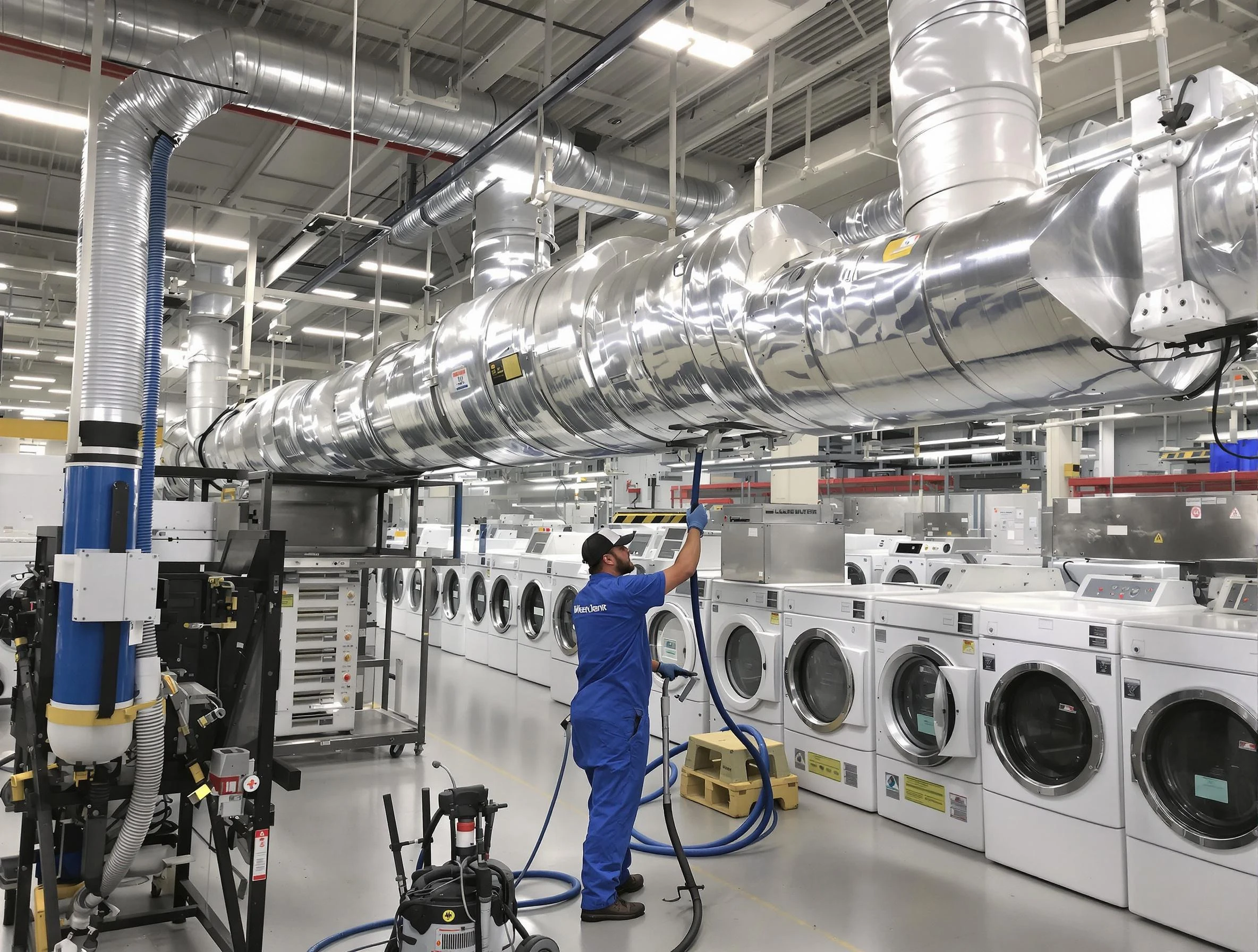 Fairmount Dryer Vent Cleaning team performing heavy-duty industrial dryer vent cleaning in Fairmount